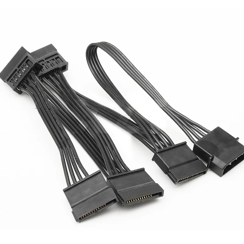 PZ 1 шт. 4Pin 18AWG провод для жесткого диска IDE Molex 5-портового 15-контактного кабеля