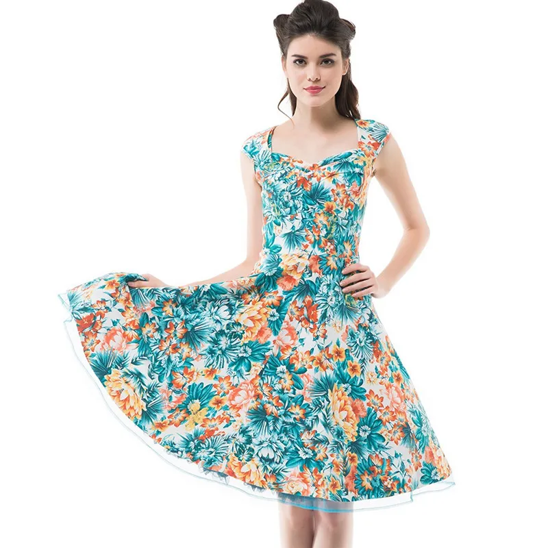 Длинное летнее платье с цветочным рисунком женское платья для вечеринок Vestidos Longos