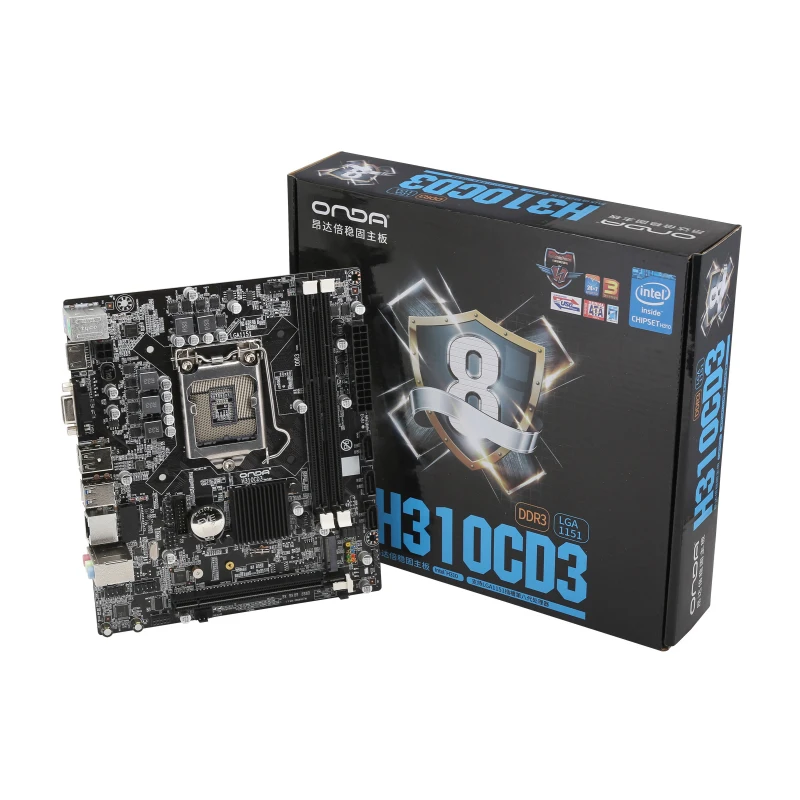 Onda H310CD3 материнская плата LGA 1151 DDR3 ПАМЯТЬ 16G SATA3.0 M.2 VGA/HDMI основная PCI Express x16 M-ATX