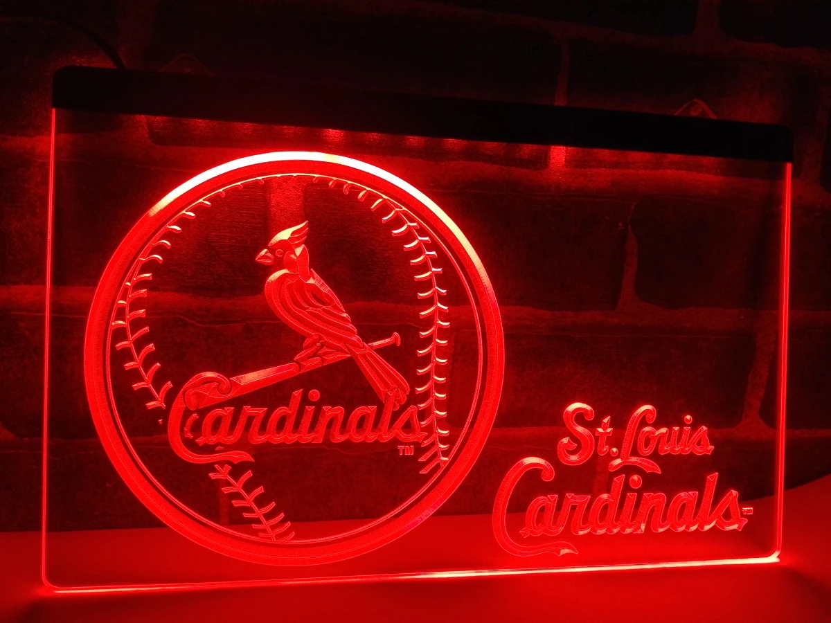 LA265- StLouis Cardinals бейсбольная светодиодсветодиодный неосветильник световая вывеска