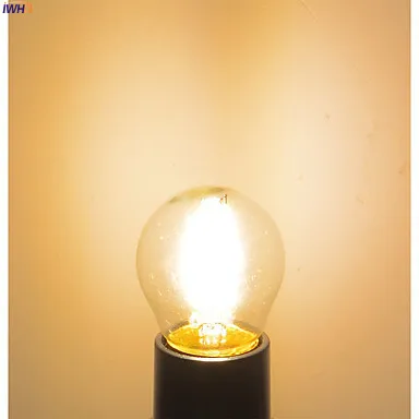 IWHD Bombillas украшения Винтаж лампы 4 Вт G45 нити светодиодный Edison ЛАМПЫ Ретро лампа ампулы Gloeilamp E14 E27