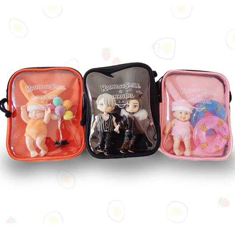 Аксессуары для кукол OB11 сумки 3 цвета свиньи Meijie 1/8 BJD 1/12 аксессуары прозрачные