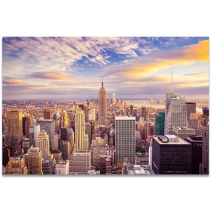 Картина на холсте мост городской пейзаж ночная сцена закат Нью-Йорк Токийская башня плакаты и фотообои для декора гостиной