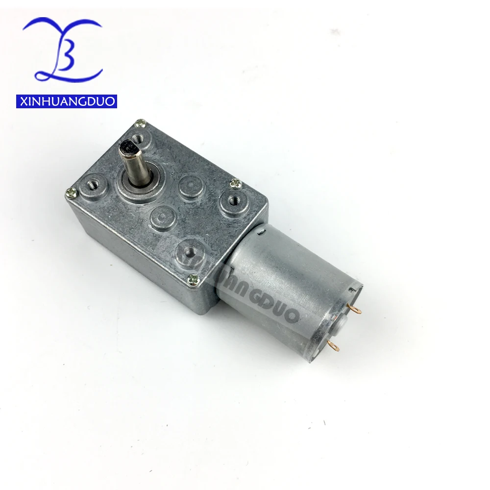 370 DC 12V Gear Motor of Miniature 2 RPM Low-speed Reduction Metal GearBox Gearwheel Model 6mm Shaft Diameter | Обустройство дома