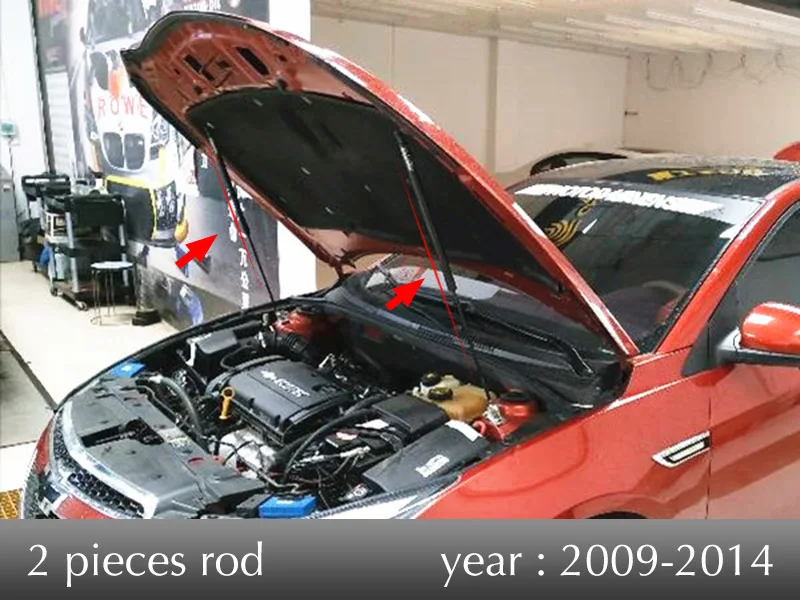 2009-2014 Автомобильный амортизатор капота пневматическая распорка подъемника Поддержка для удочек гидравлический бары стайлинга автомобилей 2 шт./компл. для chevrolet cruze-2009 - Название цвета: 2009-2014
