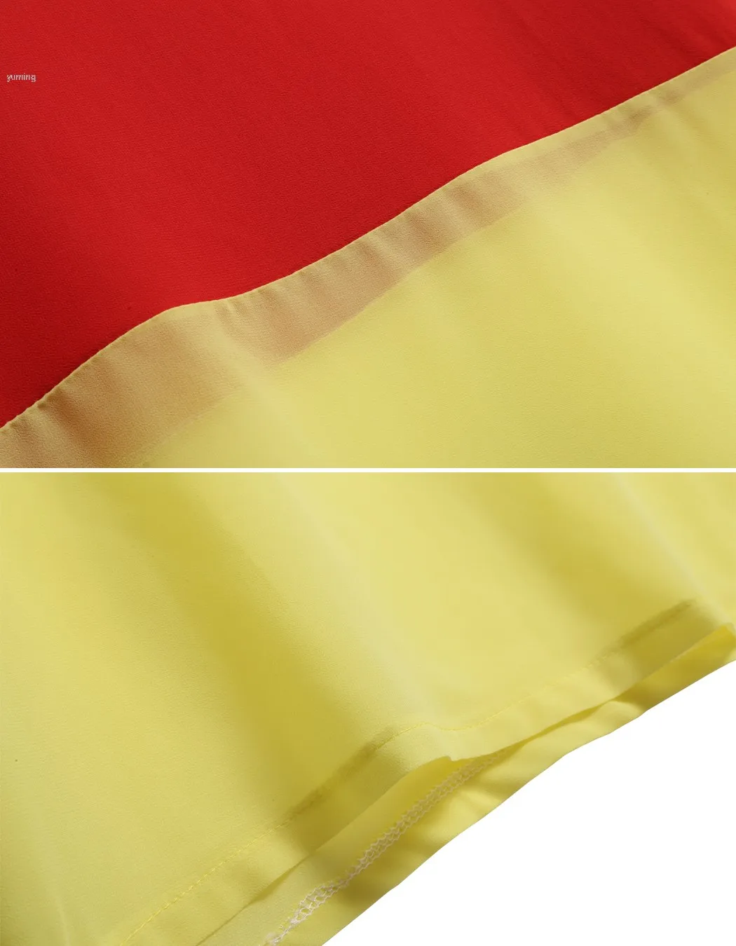 Женщины полосатый контрастных цветов свободного покроя шифоновое платье с