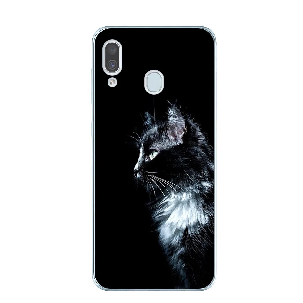 Классный Кот мягкий TPU чехол для телефона чехол для Coque samsung A10 A20 A30 A40 A50 A60 A70 A80 A6 A8 плюс A7 A9 силиконовый чехол s