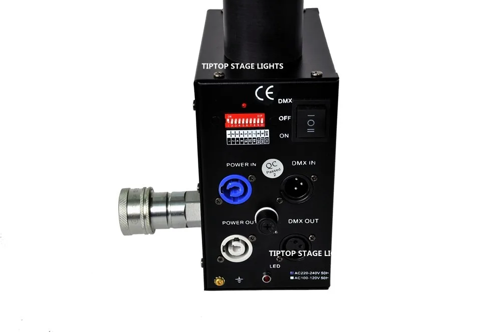 С фабрики 2 единицы CANNON Co2 Jet | DMX 512 переключаемые спецэффекты | туман встроенный Монтажный кронштейн поделиться одним бензобак