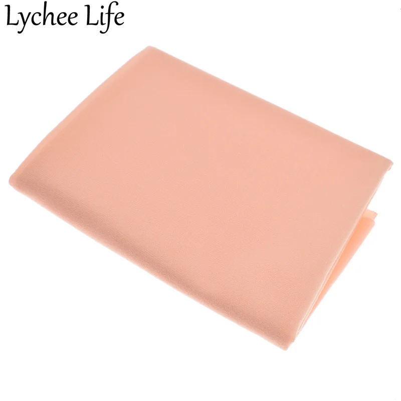 Lychee жизнь полуметр хаки кожа куклы флисовая ткань полиэстер Шитье Лоскутная