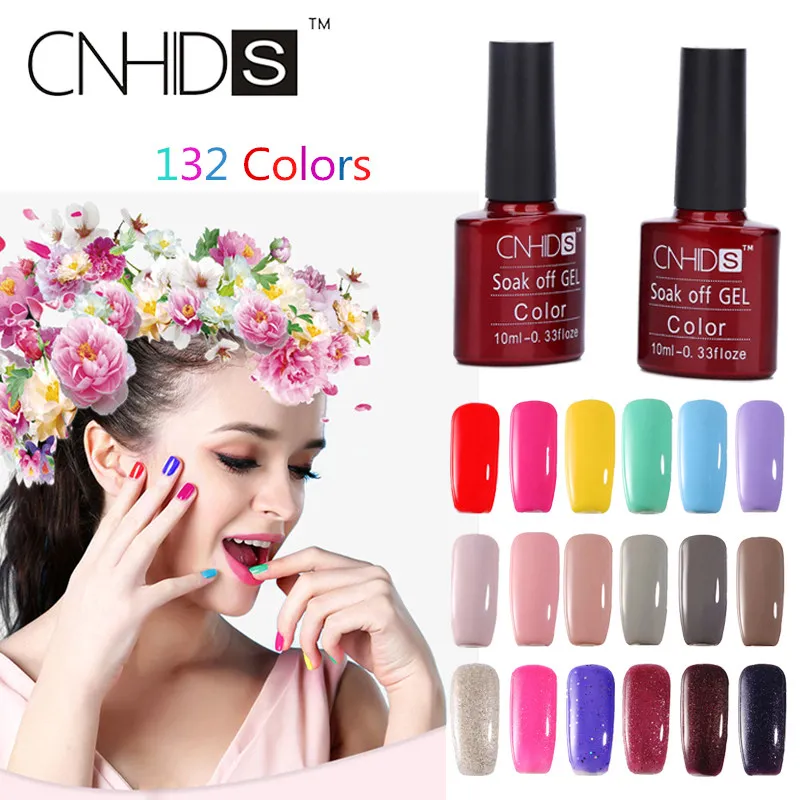 CNHIDS 132 Цвет УФ гель для ногтей Длительный Soak off лак использования со светодиодной