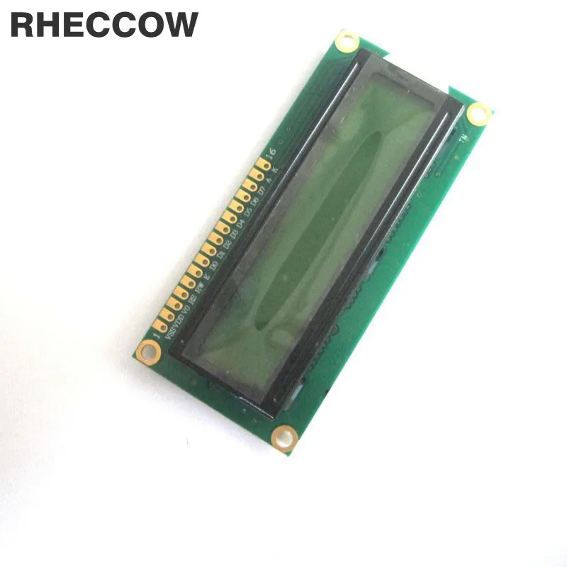 Большой символьный ЖК модуль RHECCOW 5 в 122*44 LCM 1602 162 16X2 желтый зеленый черный свет