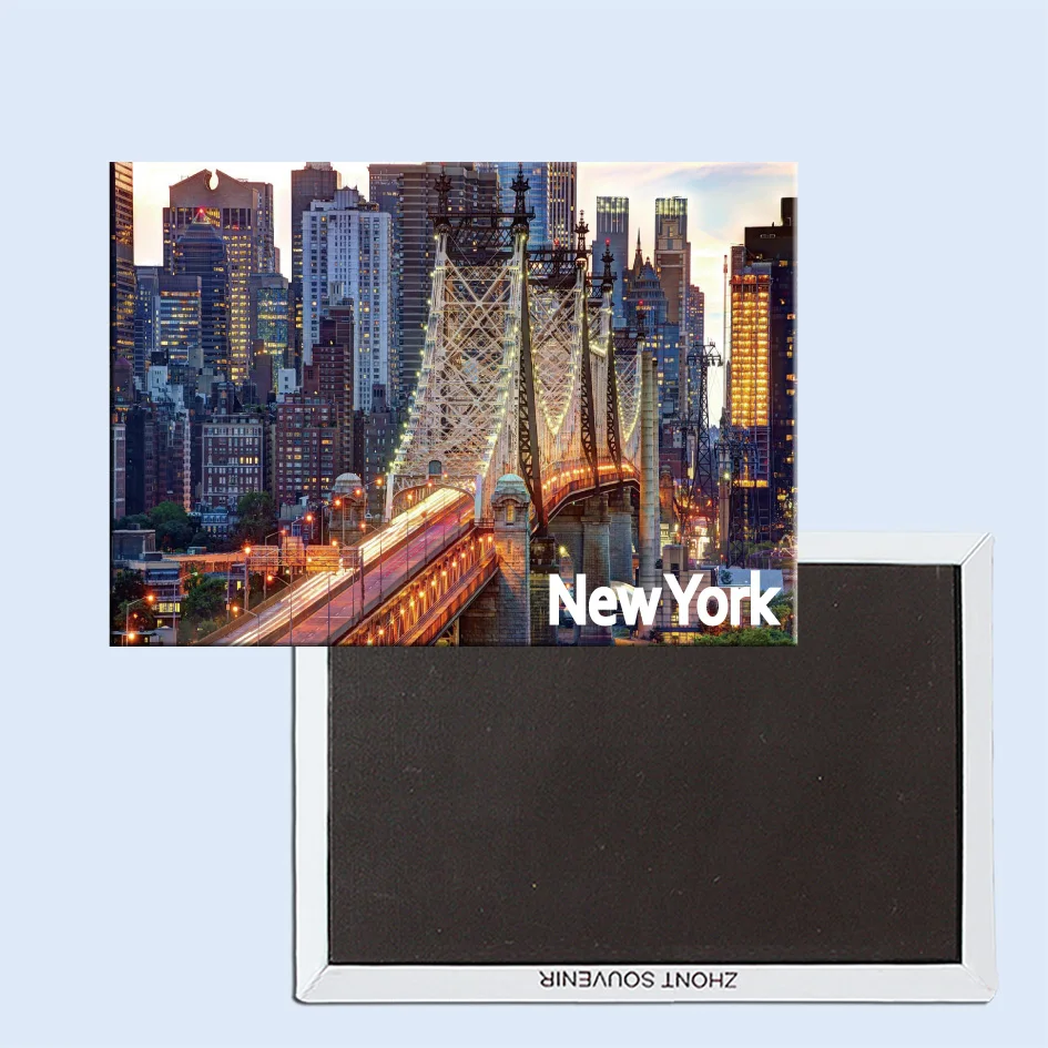 Магнитный холодильник City Bridge in a large New York 24307|fridge magnetic|bridgemagnetic fridge |
