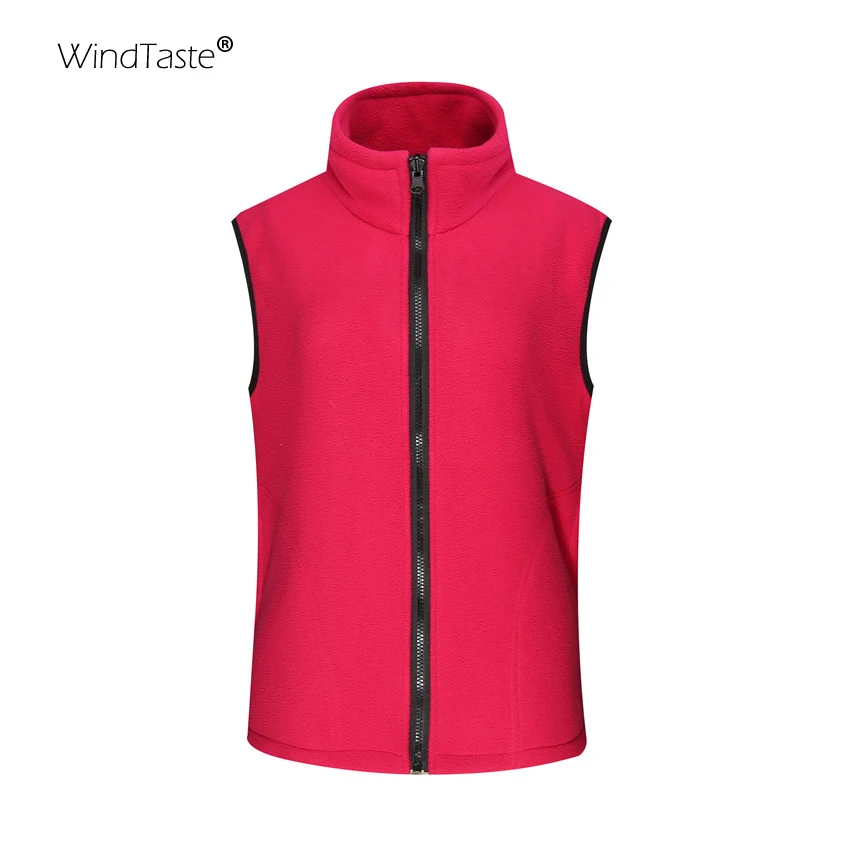 WindTaste, Женский флисовый жилет из флиса, осенний, для кемпинга, походов, походов, охоты, спортивное теплое пальто, куртки без рукавов KB013