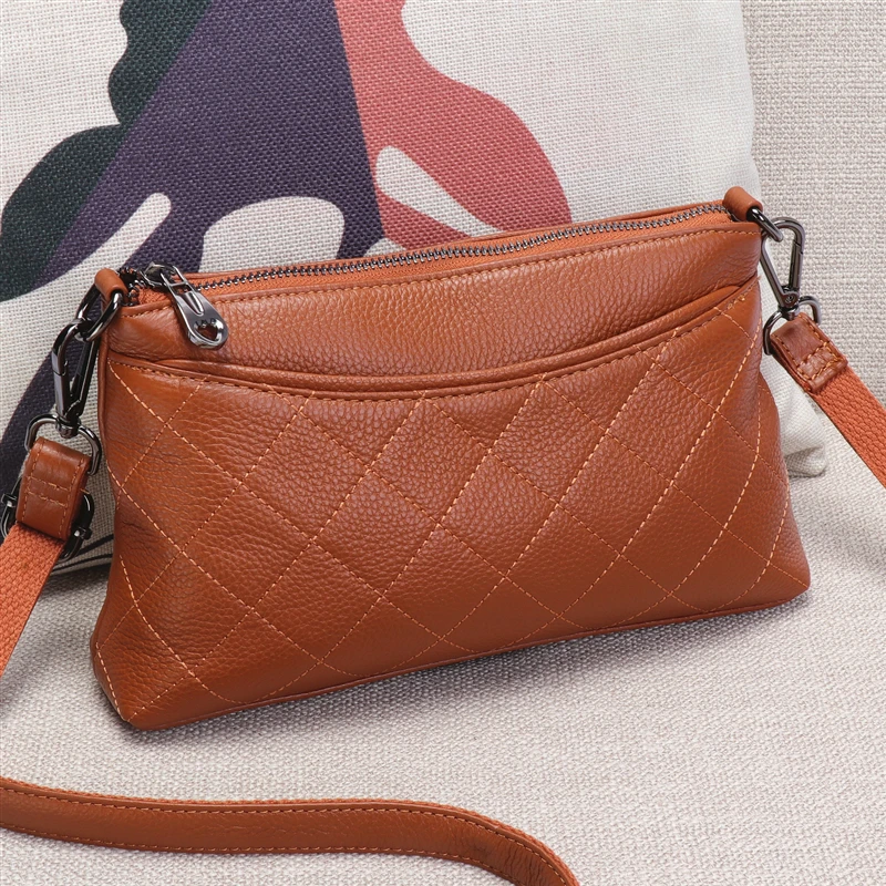 

Genuine Leather Shoulder Bags for women Luxury Handbag Fashion Ladies Messenger Crossbody Bag Female Shopping Totes Party Purse