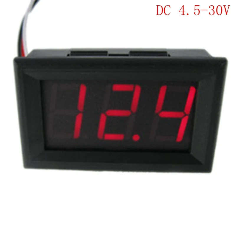 Urijk 1 шт. DC4.5V 30.0V цифровой метров детектор Батарея тестер Вольтметр Амперметр