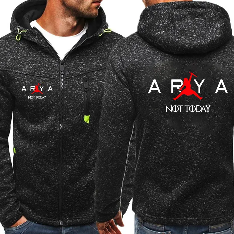 

Not Today Design Fashion Men's Hoodie Jacket Casual Hoodie Sweatshirts Autumn and Winter Hoody Coat