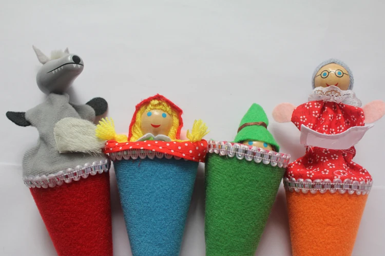 4 шт./лот кукольная кукла с красной шапочкой детские игрушки рождественский