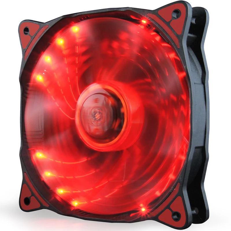 PCCOOLER f1211 12 см чехол для ноутбука вентилятор охлаждения Silent Fan 16 светодиодов ТИХИЙ