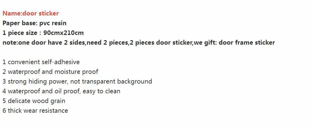 90 см ширина Винтаж дерево текстура дверь наклейка ПВХ водонепроницаемый