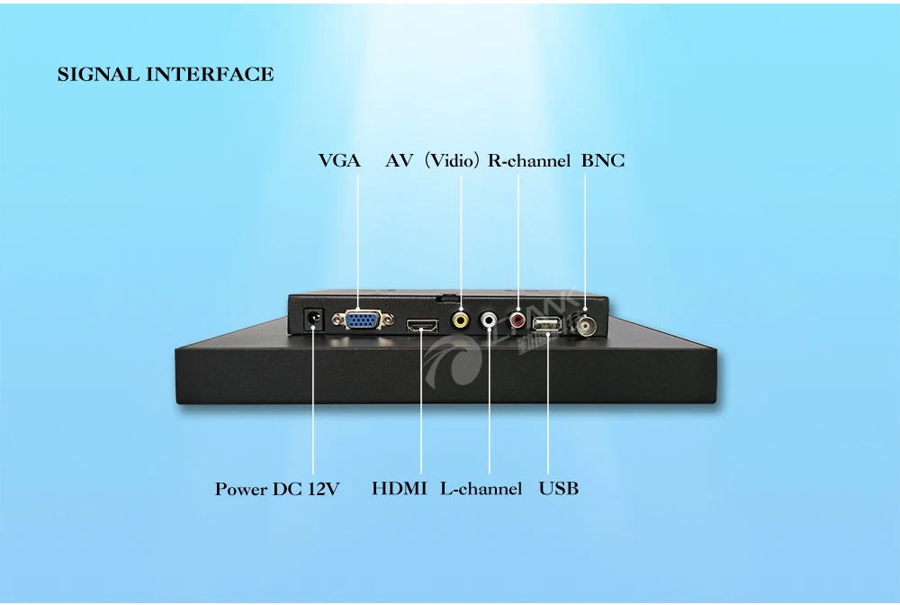 B100TC-ABHUV/1" 800x600 4:3 HDMI VGA USB сигнал металлический корпус промышленный анти-помех четырехпроводной, высокого сопротивления сенсорный ЖК-монитор