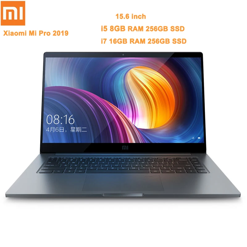 Xiaomi Mi Pro 2019 ноутбук 15 6 дюймов Windows 10 Intel Core i7 8550U четырехъядерный 1 8 ГГц процессор