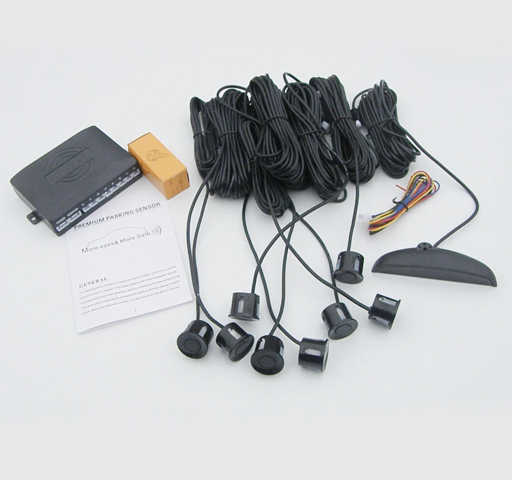 8 Sensors Car LED Parking Sensor Assistance Reverse Backup Radar Monitor System Backlight Display for free shiping | Автомобили и