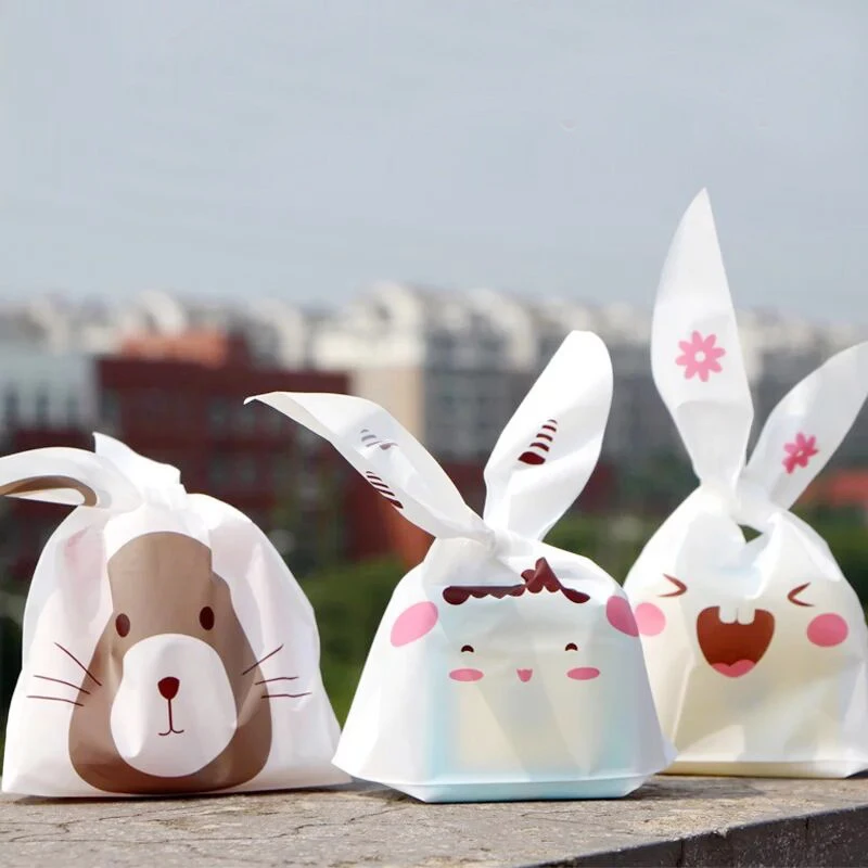 1 упак. Kawaii Банни печенье Сумки Свадебные украшения милый Пасхальный кролик уха