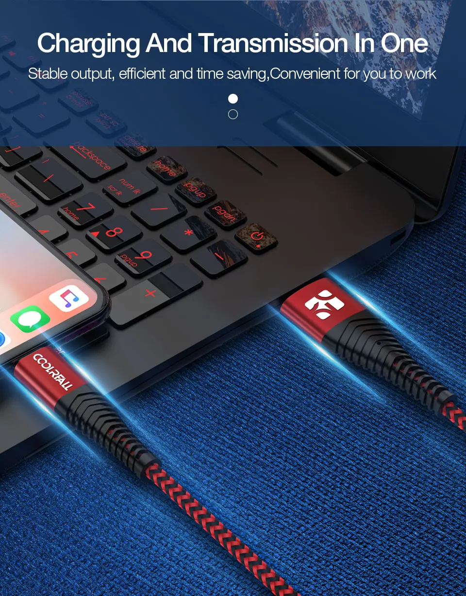 Coolreall 2.4A Micro USB кабель для быстрой зарядки USB кабель для передачи данных нейлоновый шнур синхронизации для samsung huawei Xiaomi LG Andriod Micro usb кабели