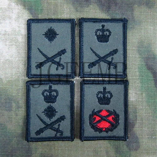 Британская армия вышивка зеленый MTP стандартный ранг табличка значки | Дом и сад