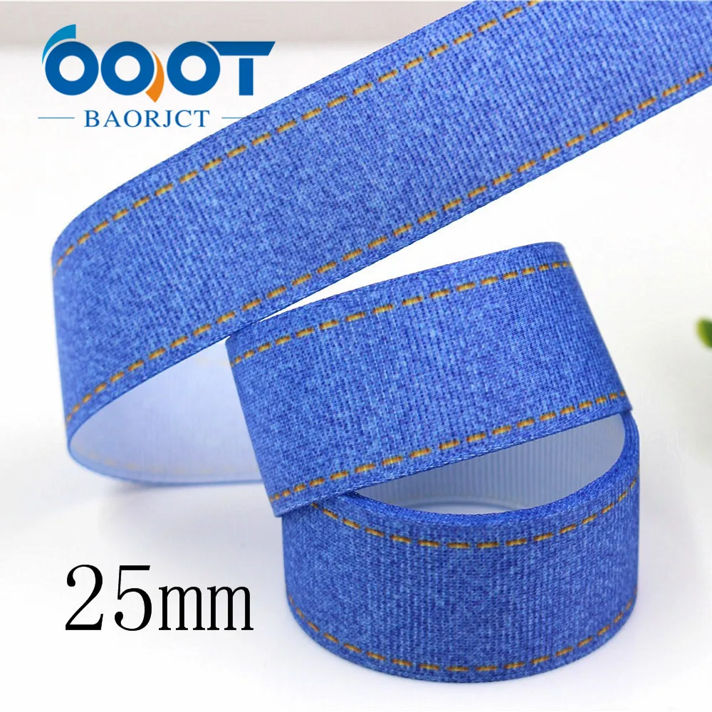 OOOT BAORJCT G-18524-298, 10 двор 25/38 мм джинсы серии печатных корсажные ленты, Аксессуары для волос материал Свадебная подарочная упаковка