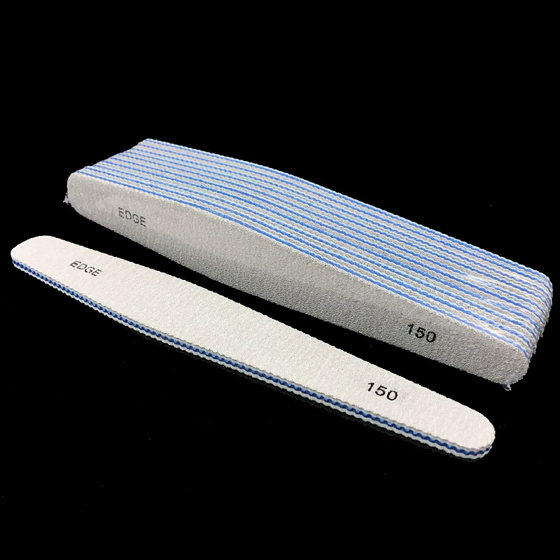 

4 Pcs/lot 150 Grit Nail File Grey Strong Sandpaper Lime Ongle Nails Files Professionals Nail polisher Pedicure Supplies Tools