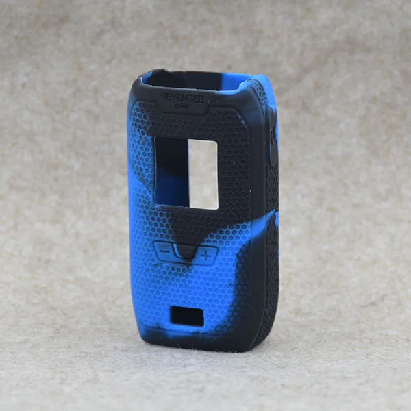 Силиконовый чехол для vaporesso revenger mini 85W Box mod силиконовый чехол Резиновый рукав обертывание fit Vaporesso revenger Mod Shield - Цвет: Black blue