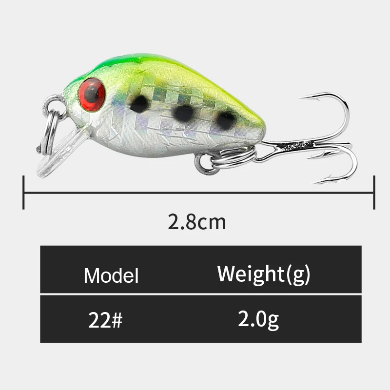 Erchang 2 6 см 1 г Crankbait Рыбалка приманки Кривошип искусственный Жесткий Topwater