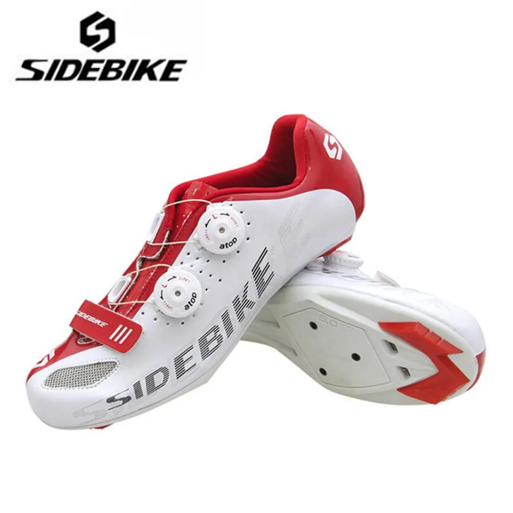 Sidebike/Обувь для шоссейного велоспорта; комплект с педалью; коллекция года; обувь для шоссейного велосипеда; мужские самозакрывающиеся дышащие профессиональные кроссовки для гоночного велосипеда