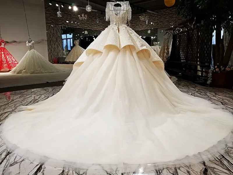 LS98412 свадебное платьебисером свадебные платья 100% реальные фотографии длинный