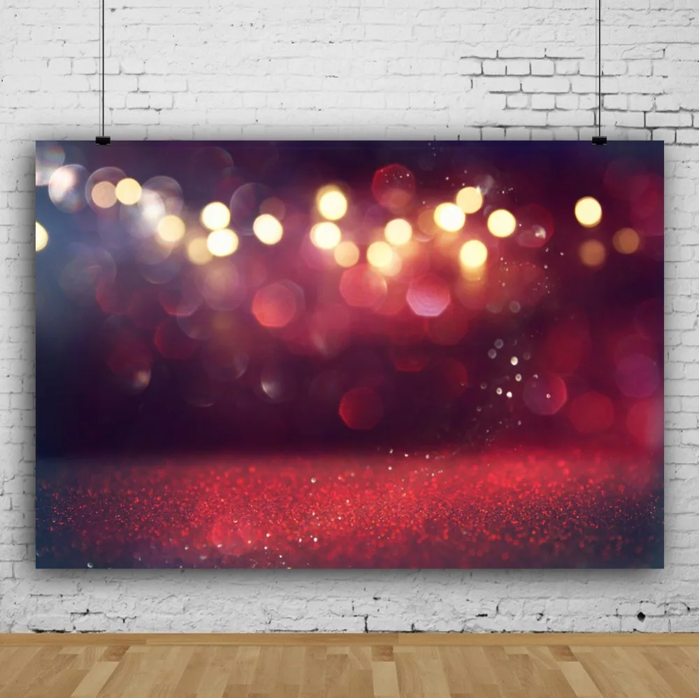 Laeacco Light Bokeh Романтический уличный ночной свадебный фон для фотосъемки