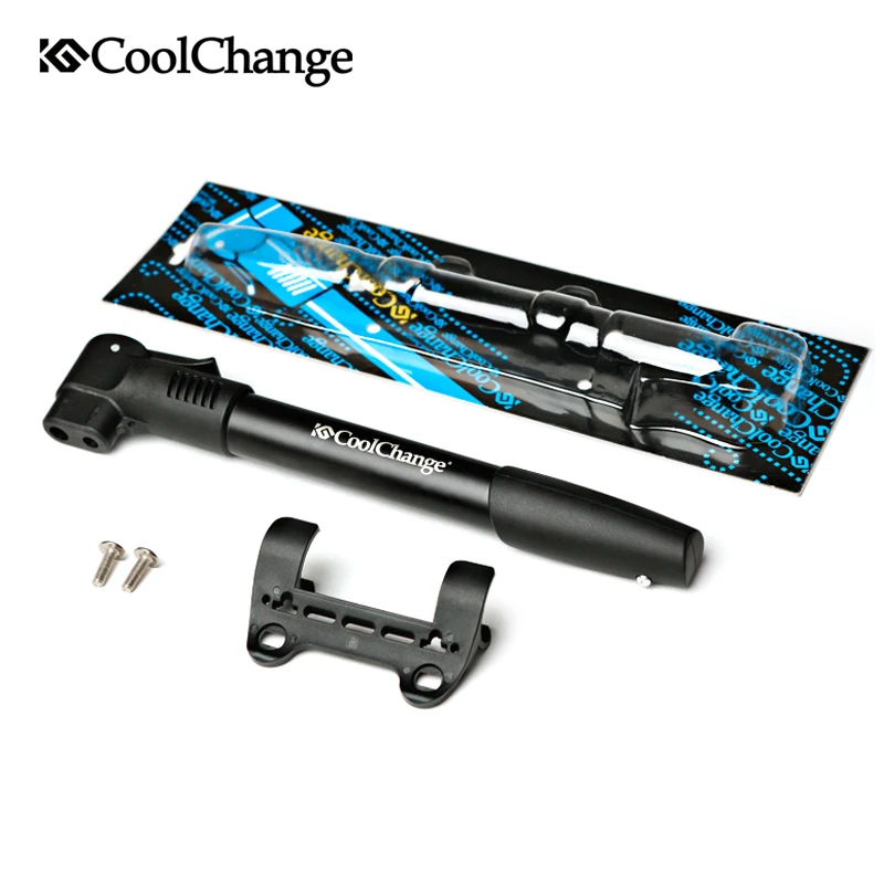 CoolChange мини-велосипедный насос Портативный MTB велосипедный насос Presta sch клапан велосипедный двойной впускной воздушный насос аксессуары
