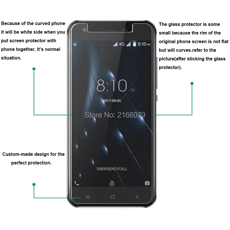 3 шт./лот новинка 9 H 2.5D закаленное стекло Защита экрана для Blackview A7/A7 Pro 5 0 &quot