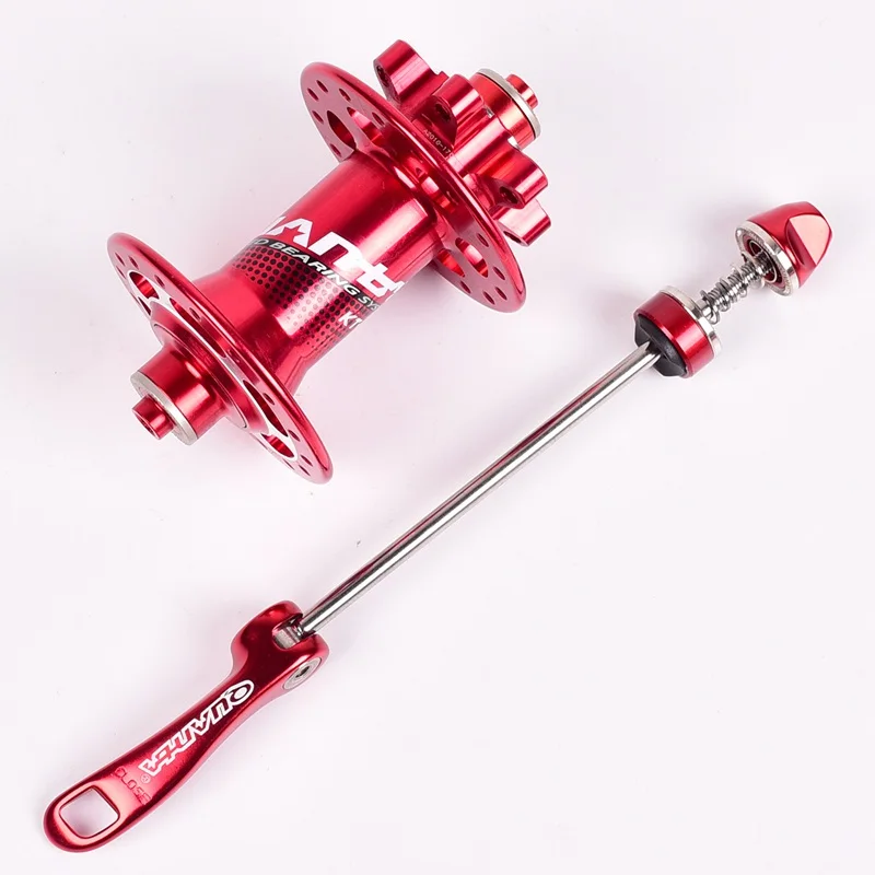 Red 9x100mm 32H велосипедная Дисковая тормозная ступица MTB ступица для горного велосипеда 9x100 мм/10x135 мм QR через 15x100 мм/12x142 мм ось для 8 9 10 11 скоростей - Цвет: Red 9x100mm