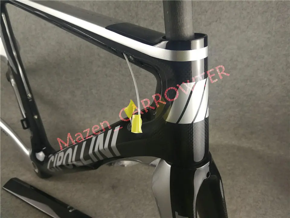 T1000 3 K/1 K Антрацит серебристо-черный Cipollini NK1K карбоновая рама для шоссейного велосипеда с BB68/BB30 матовая/глянцевая для выбора