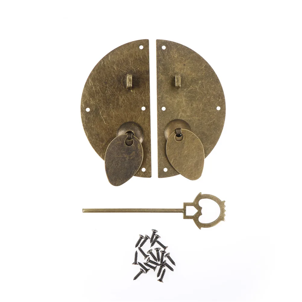 Металлический замок в китайском стиле винтажный для шкафа ящика мебельная