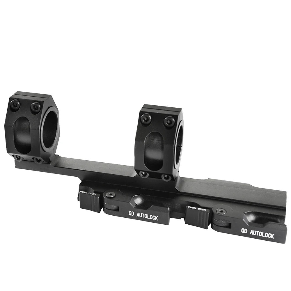 SPINA OPTICS Tactical Quick Release 30mm/25mm Rifle Scope Mount QD Cantilever Dual Rings Fits 20mm Weaver Rails | Спорт и