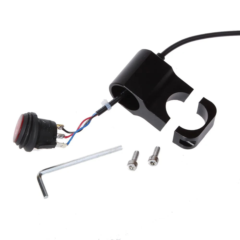Bosmaa DC12V вкл/выкл рычаг управления мотоциклом для светодиодные фары для мотоциклов противотуманный прожектор водонепроницаемый переключатель
