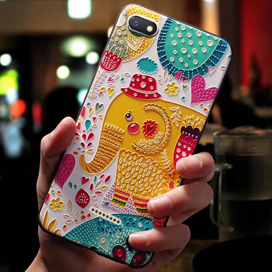 Coque cover case For Xiaomi Redmi 6 6A pro Xiomi Redmi6 6pro Original silicon 3d Silicone luxury On Cute phone back cases | Мобильные