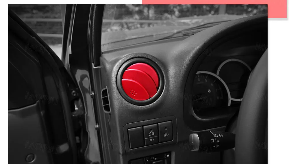 Автомобильные наклейки MOPAI для Suzuki jimny на 2007 градусов, автомобильные кондиционеры на выходе, декоративная крышка для Suzuki jimny, автомобильные аксессуары