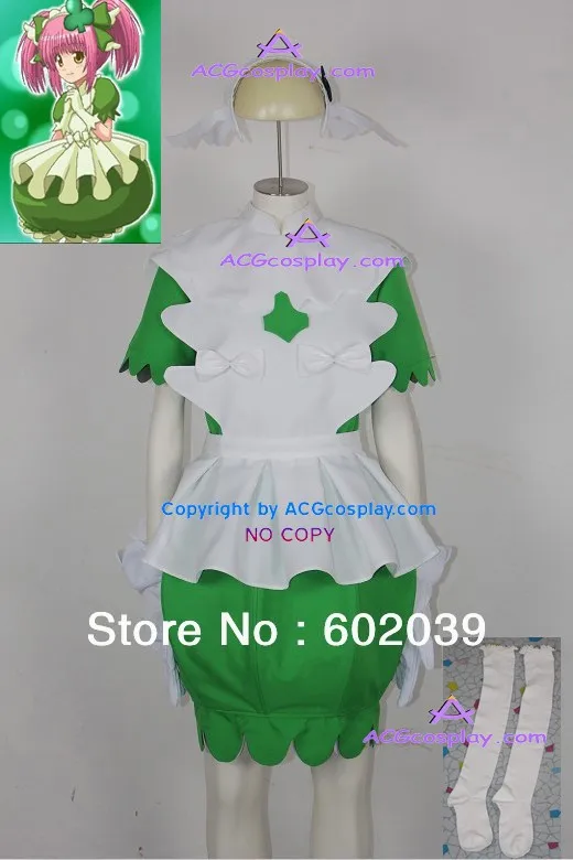 Shugo Chara! Амулет Аму Хинамори в виде клевера костюм для косплея головной убор