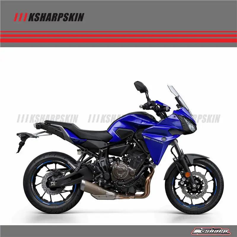 12 X толстый край внешний обод стикеры колеса нашивки наклейки подходят YAMAHA TRACER 700