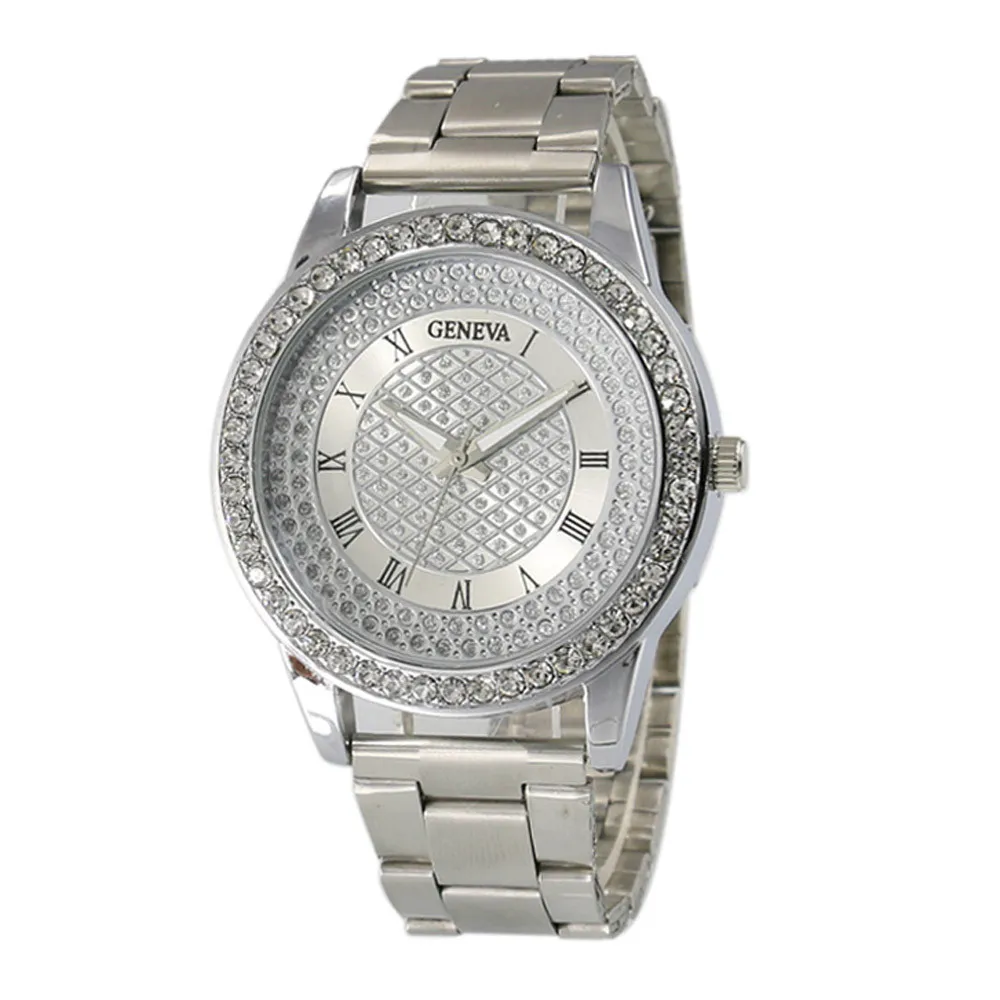 Женева Для женщин Искусственная кожа аналоговые кварцевые наручные часы |