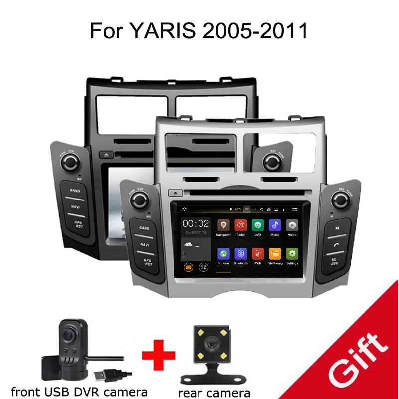 Android 8 0 PX5 Octa Core для Toyota YARIS 2005-2011 Автомобильный мультимедийный dvd-плеер gps навигации