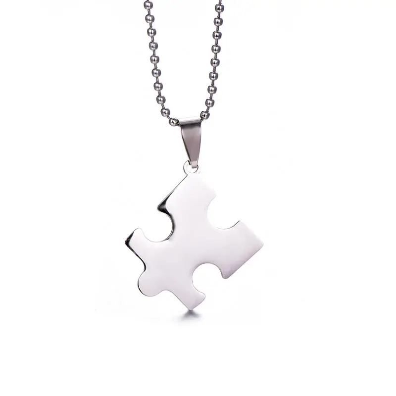 ZFVB классический сплайсинга ожерелье кулон для женщин из нержавеющей стали